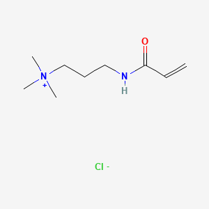 Chemical structure of (Acrylamidopropyl)trimethylammonium chloride