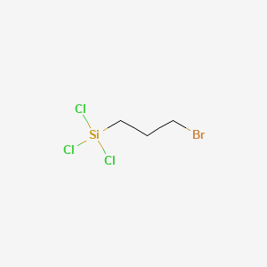Chemical structure of 3-Bromopropyltrichlorosilane