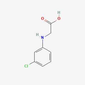 Chemical structure of (3-Chlorophenyl)glycine