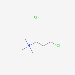 Chemical structure of (3-Chloropropyl)-trimethylammonium chloride
