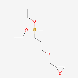 Chemical structure of (3-Glycidoxypropyl)methyldiethoxysilane
