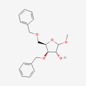 Chemical structure of Methyl 3,5-di-O-benzyl-D-xylofuranoside