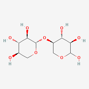 Chemical structure of (1,4)-Beta-xylobiose