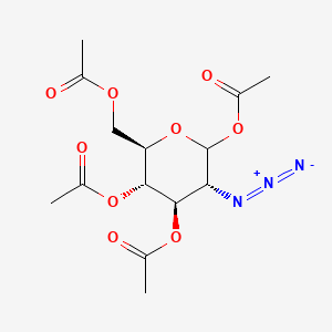 Chemical structure of 2-Azido-2-deoxy-D-glucopyranose 1,3,4,6-Tetraacetate