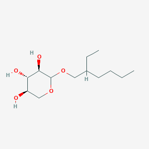 Chemical structure of 2-Ethylhexyl-D-xylopyranoside