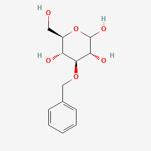 Chemical structure of 3-O-Benzyl-D-glucopyranose