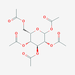 Chemical structure of 1,2,3,4,6-Penta-O-acetyl-L-idopyranose