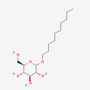 Chemical structure of Decyl D-glucopyranoside