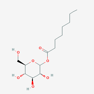 Chemical structure of Octanoyl-D-glucopyranoside