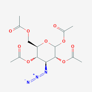 Chemical structure of 1,2,4,6-Tetra-O-acetyl-3-azido-3-deoxy-D-glucopyranose