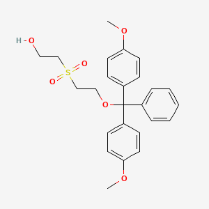 Chemical structure of (3R,4S,5S,6R)-6-(hydroxymethyl)-2-methoxy-2-(4-methyl-3-((5-phenylthiophen-2-yl)methyl)phenyl)tetrahydro-2H-pyran-3,4,5-triol