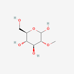Chemical structure of 2-O-Methyl-D-glucopyranose