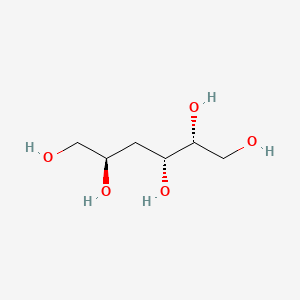 Chemical structure of (3R,5R,6R)-6-(hydroxymethyl)tetrahydro-2H-pyran-2,3,5-triol