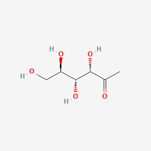 Chemical structure of 1-Deoxyfructose