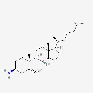 Chemical structure of Cholesterylamine