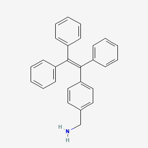 Chemical structure of (4-(1,2,2-Triphenylvinyl)phenyl)methanamine