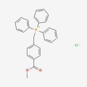 Chemical structure of (4-(Methoxycarbonyl)benzyl)triphenylphosphonium chloride