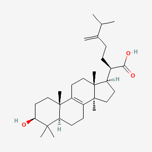 Chemical structure of (4aS,6aS,6bR,10S,12aR,14bR)-methyl10-hydroxy-2,2,6a,6b,9,9,12a-heptamethyl-1,2,3,4,4a,5,6,6a,6b,7,8,8a,9,10,11,12,12a,12b,13,14b-icosahydropicene-4a-carboxylate