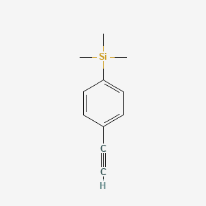 Chemical structure of (4-Ethynylphenyl)trimethylsilane