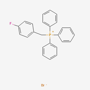 Chemical structure of (4-Fluorobenzyl)triphenylphosphonium bromide