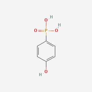 Chemical structure of (4-Hydroxyphenyl)phosphonic acid