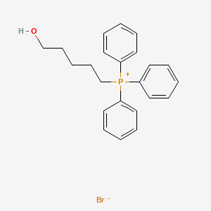 Chemical structure of (5-Hydroxypentyl)triphenylphosphonium bromide