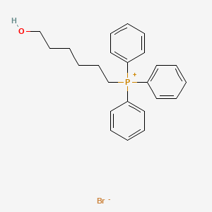 Chemical structure of (6-Hydroxyhexyl)triphenylphosphonium bromide