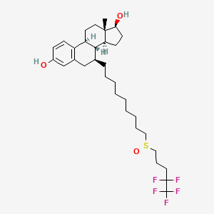 Chemical structure of Fulvestrant, 7beta-
