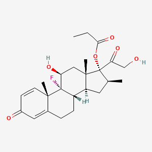 Chemical structure of Betamethasone 17-propionate