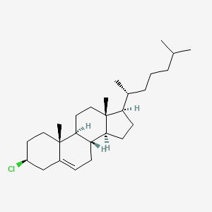 Chemical structure of Cholesteryl chloride