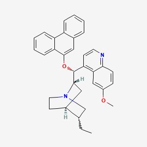 Chemical structure of Hydroquinine 9-phenanthryl ether