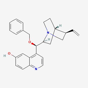 Chemical structure of (8α,9R)-9-(9-Phenylmethoxy)cinchonan-6'-ol