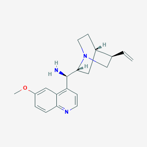 Chemical structure of (9R)-6'-Methoxy-cinchonan-9-amine