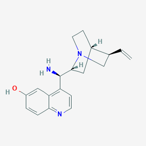 Chemical structure of (9R)-9-Aminocinchonan-6'-ol