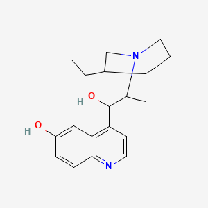 Chemical structure of (9S)-10,11-Dihydrocinchonan-6',9-diol