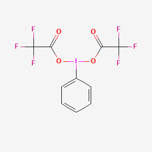 Chemical structure of Bis(trifluoroacetoxy)iodobenzene