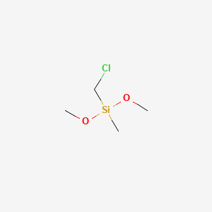 Chemical structure of (Chloromethyl)dimethoxymethylsilane