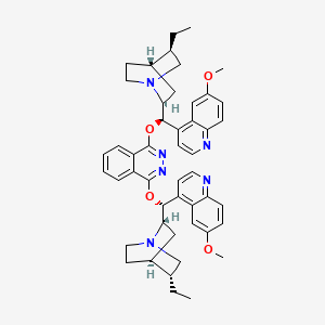 Chemical structure of (DHQ)2PHAL