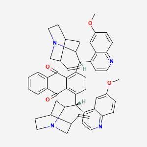 Chemical structure of (DHQD)2AQN