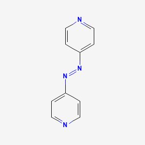 Chemical structure of 1,2-Di(pyridin-4-yl)diazene