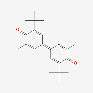 Chemical structure of (E)-3,3'-Di-tert-butyl-5,5'-dimethyl-[1,1'-bi(cyclohexylidene)]-2,2',5,5'-tetraene-4,4'-dione