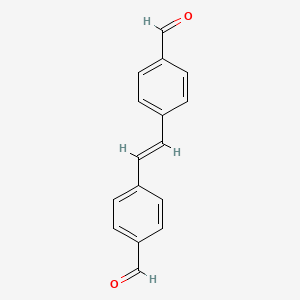 Chemical structure of 1,2-Bis(4-formylphenyl)ethane