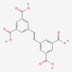 Chemical structure of (E)-5,5'-(Ethene-1,2-diyl)diisophthalic acid