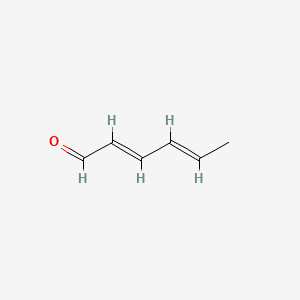 Chemical structure of Hexa-2,4-dienal