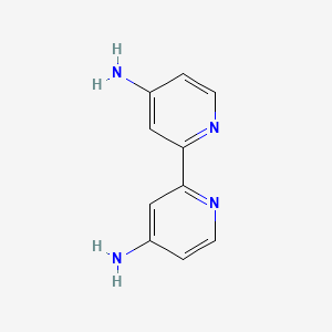Chemical structure of (NH2)2bpy