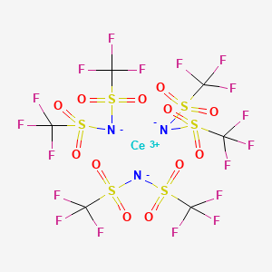 Chemical structure of Cerium(III) Bis(trifluoromethanesulfonyl)imide