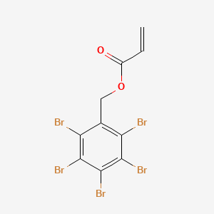 Chemical structure of (Perbromophenyl)methyl acrylate