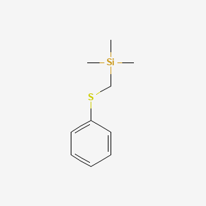 Chemical structure of (Phenylthiomethyl)trimethylsilane
