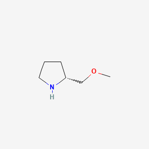 Chemical structure of (2R)-2-(Methoxymethyl)pyrrolidine