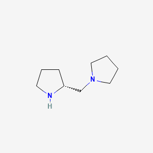 Chemical structure of 2-(Pyrrolidin-1-ylmethyl)pyrrolidine